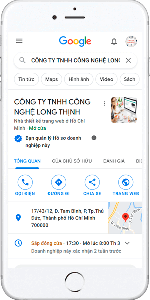 DỊCH VỤ XÁC MINH GOOGLE MAPS GIÁ RẺ TẠI HỒ CHÍ MINH